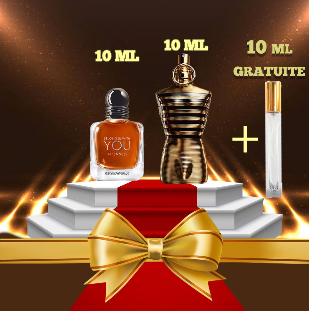 PACK 10 ML SWY INTENSELY + 10 ML LE MALE ELIXIR + 10 ML GRATUIT